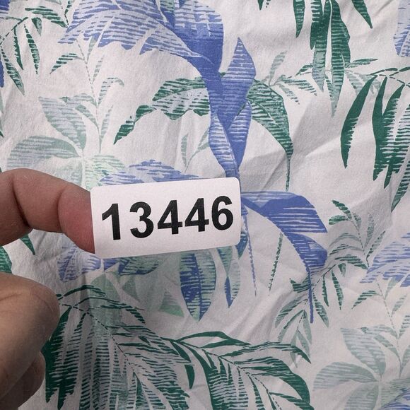 Tommy Bahama Shirt Mens 1XLB Hawaiian Button Up The Siesta Key Long Sleeve Nylon - Picture 14 of 14